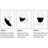 Cotton Face Mask Lightweight Breathable Daily Protective Mouth Nose Face Cover