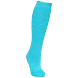 Trespass Hearts Womens Ski Snowboarding Warm Fluffy Snuggle Socks Aquatic Blue