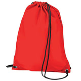 5 x Pull String Bag - Waterproof Gymsac - Saver Pack of 5 - Choice of Colours