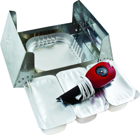 Bushcraft Cooker Set - Ideal for Hiking and Camping - With Flint & Striker
